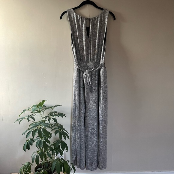 anthropologie silver jumpsuit - Picture 8 of 12